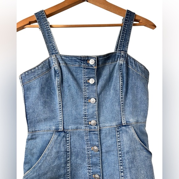 H&M Blue Denim Mini Dress - Picture 3 of 6
